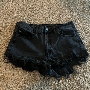 KanCan Black Jean Shorts